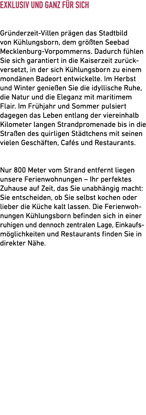 Exklusiv und ganz f r sich Gr nderzeit Villen pr gen das Stadtbild von K hlungsborn, dem gr ten Seebad Mecklenburg V...